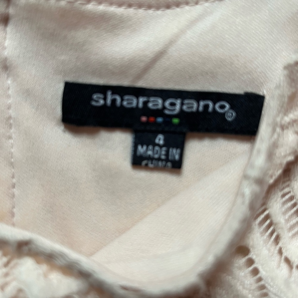 Sharagano Ivory Lace Blouse